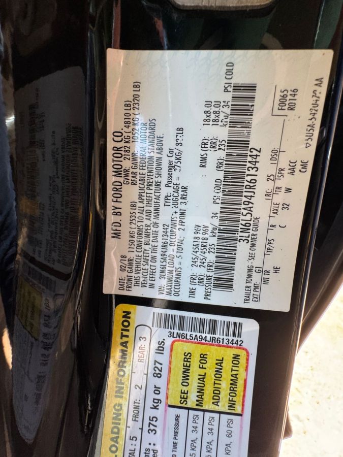 Lincoln MKZ 2018 — photo 2