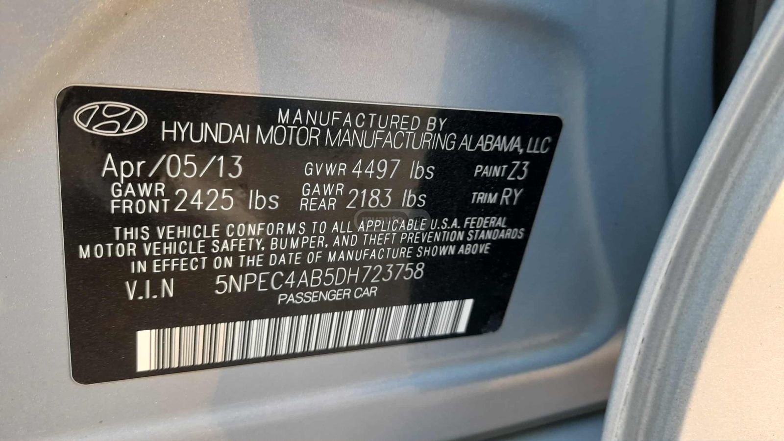 Hyundai Sonata 2013 — photo 2
