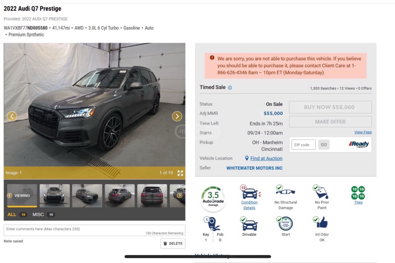 Audi Q7 2022 — photo 2