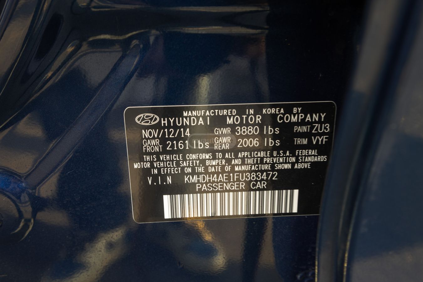 Hyundai Elantra 2015 — photo 2