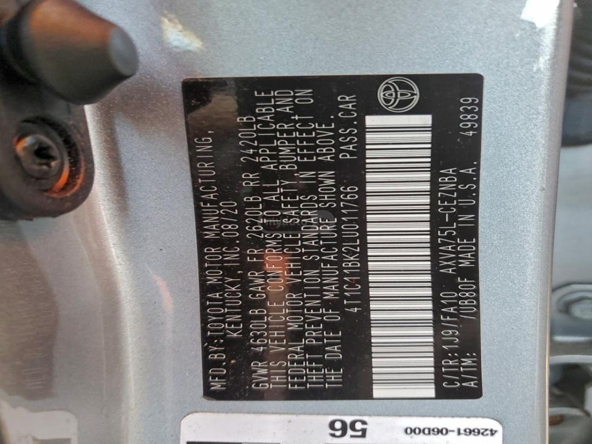 Toyota Camry 2020 — photo 2