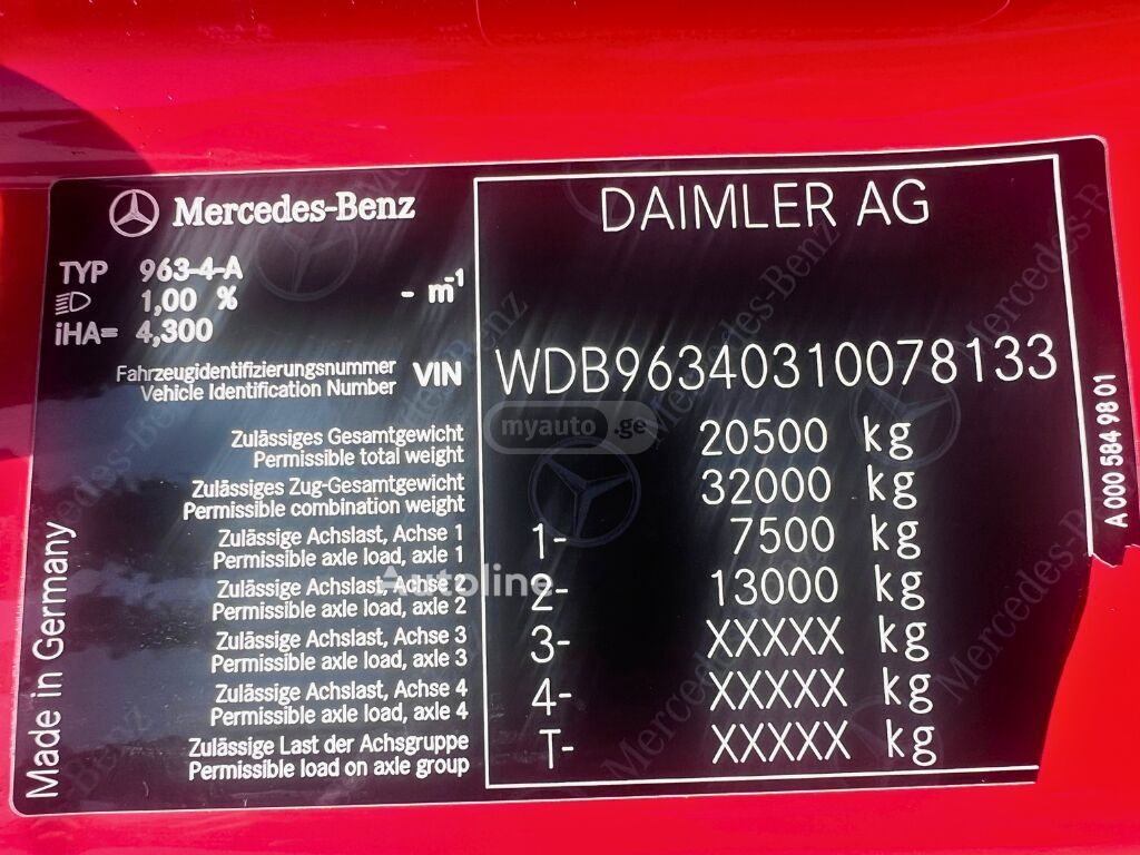 Mercedes-Benz Antos 2016 — photo 2