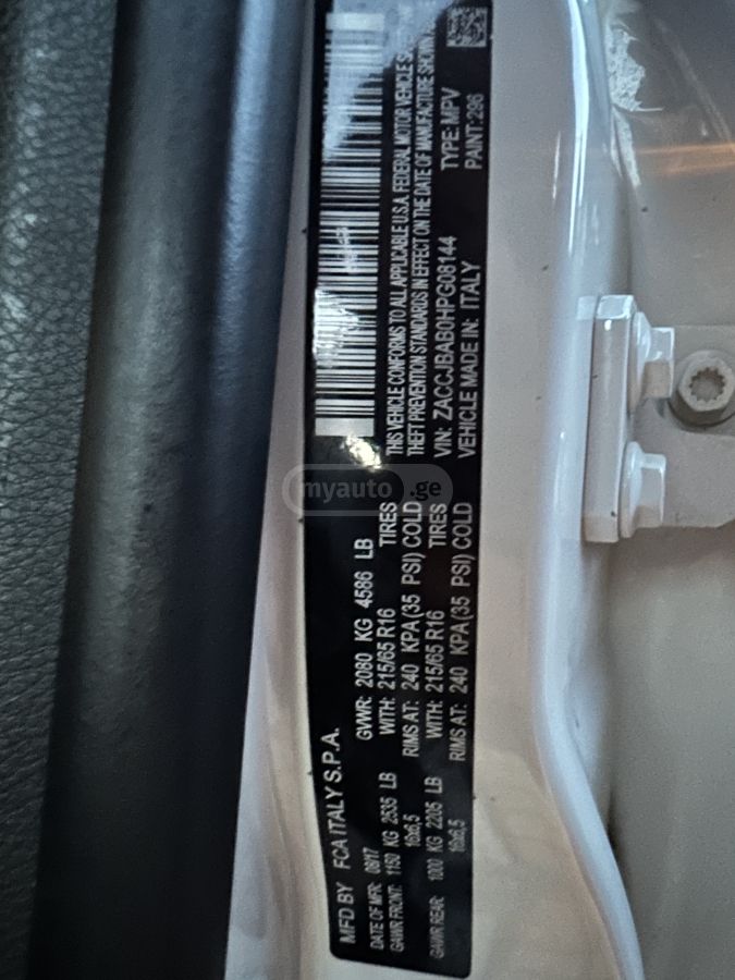 Jeep Renegade 2017 — photo 2
