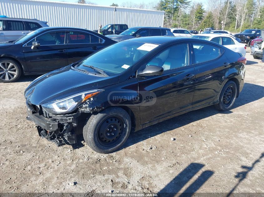 Hyundai Elantra 2016 — photo 2