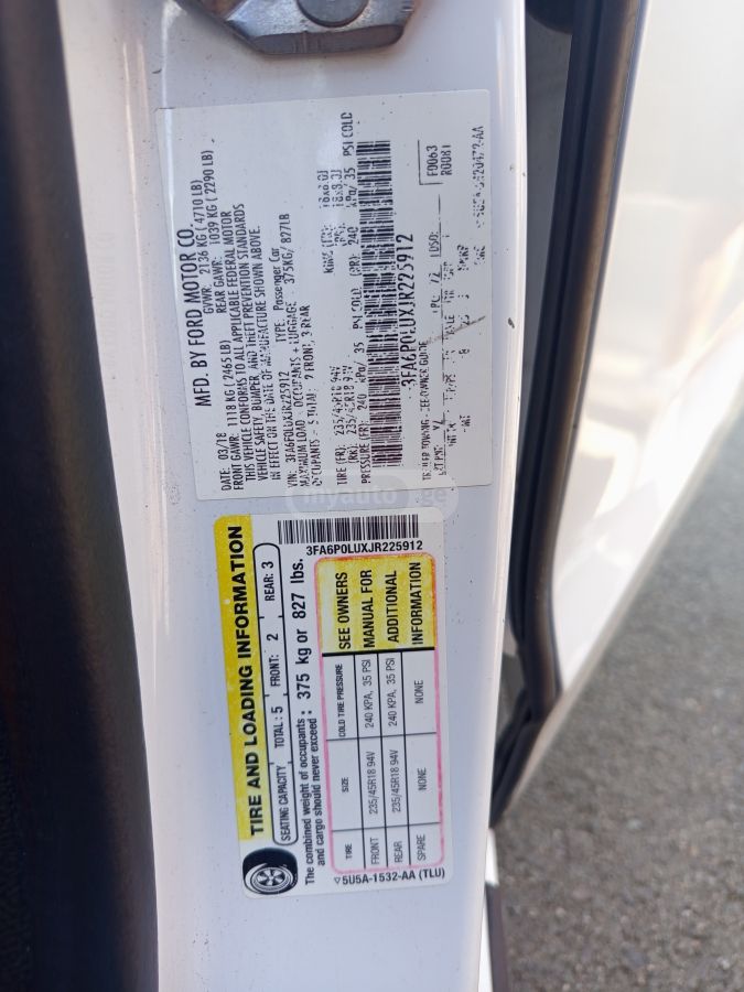 Ford Fusion 2018 — photo 2