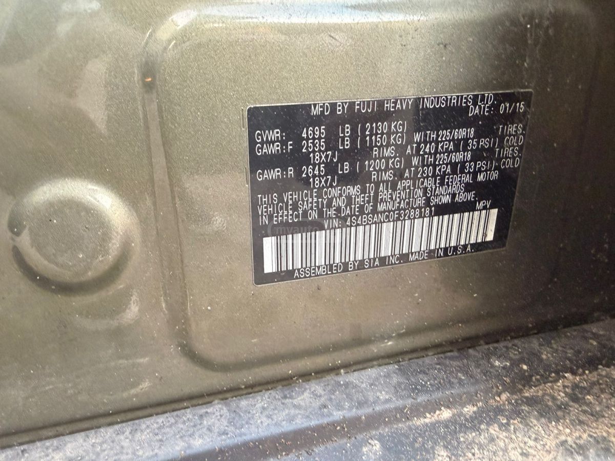 Subaru Outback 2015 — photo 2