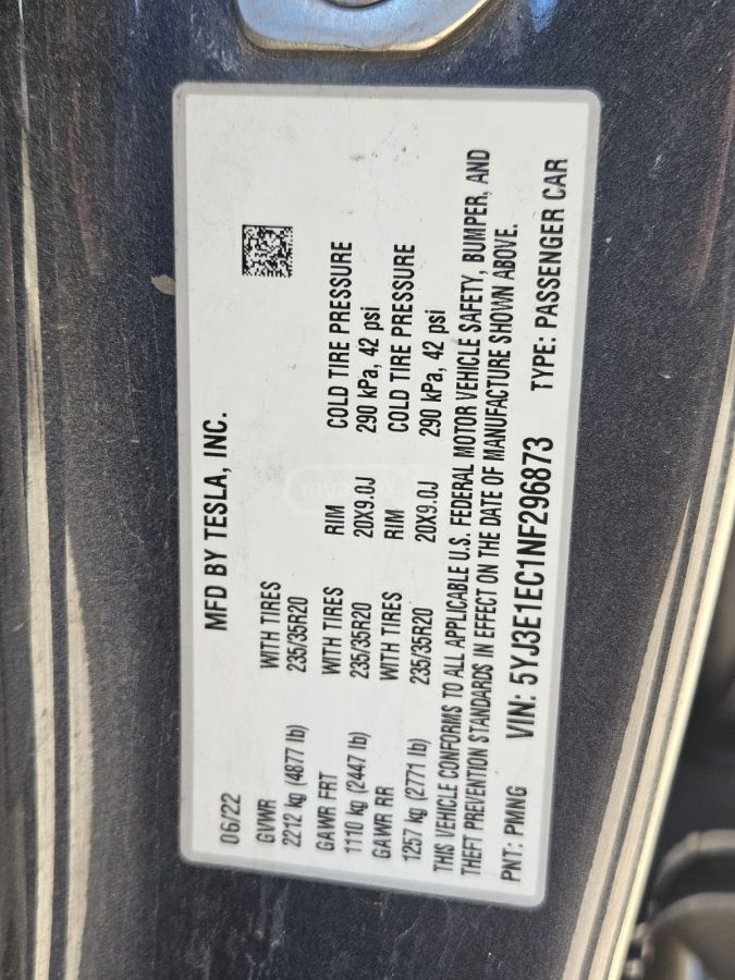 Tesla Model 3 2022 — photo 2