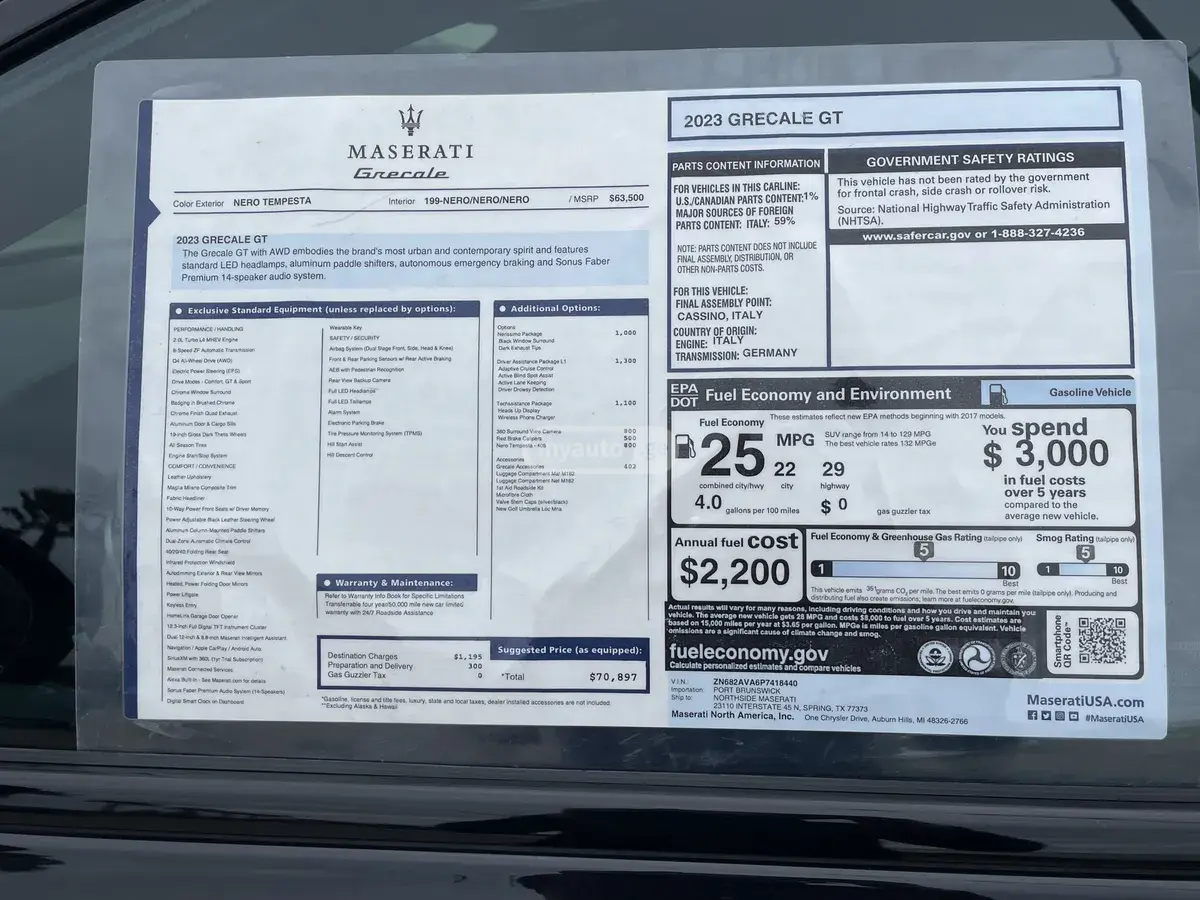 Maserati Grecale 2023 — photo 2