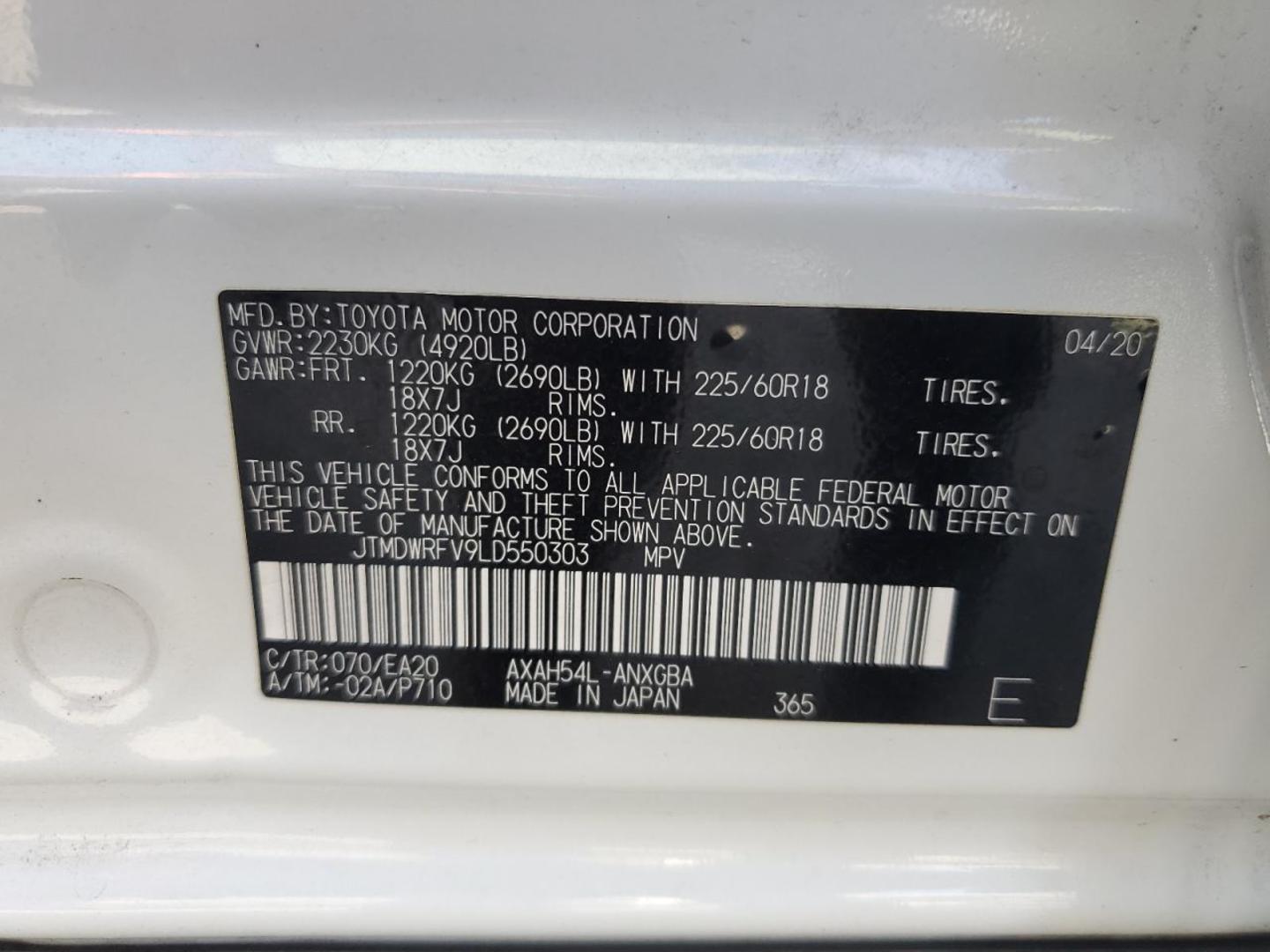 Toyota RAV 4 2020 — photo 2