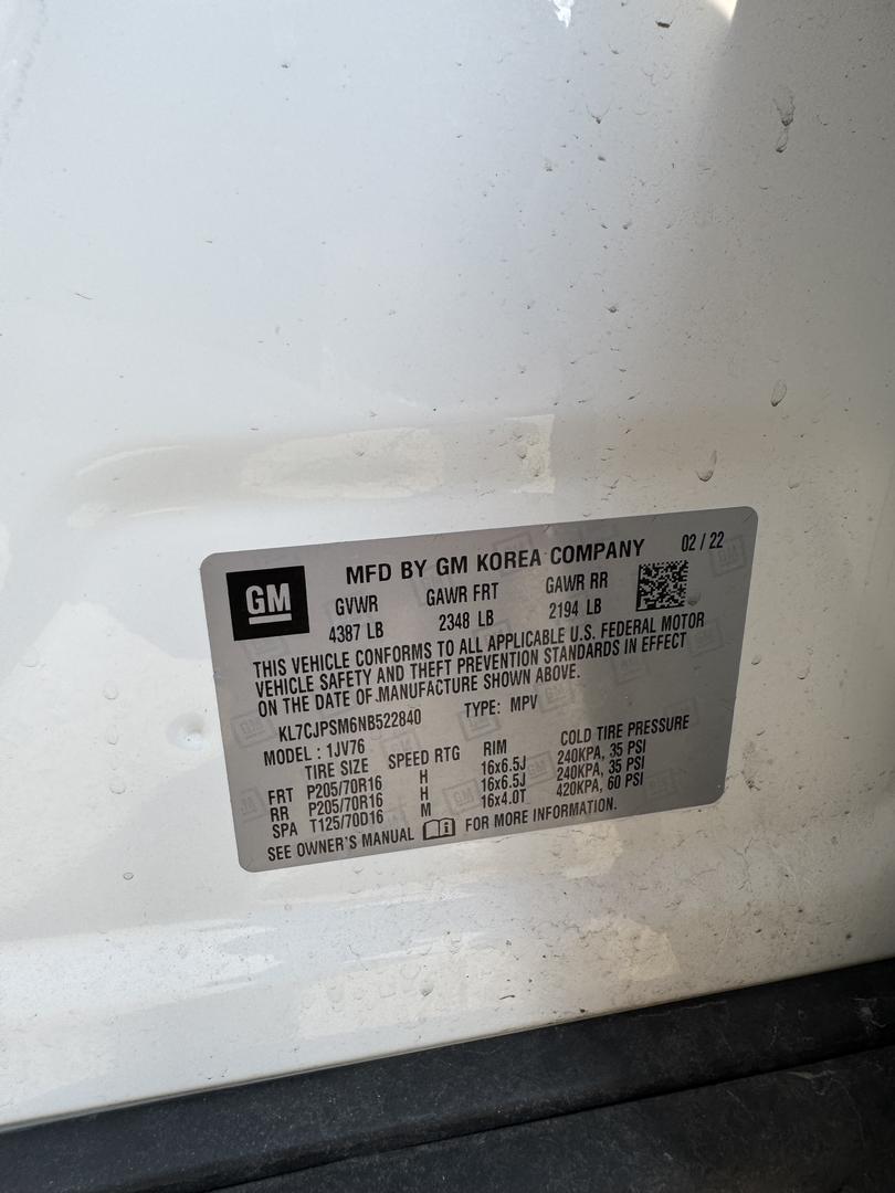 Chevrolet Trax 2022 — photo 2
