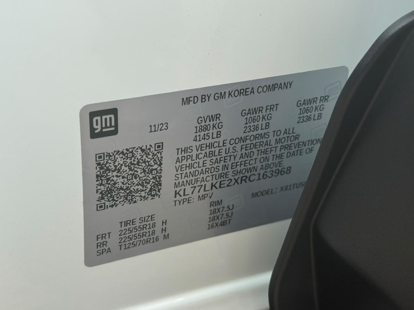 Chevrolet Trax 2023 — photo 2